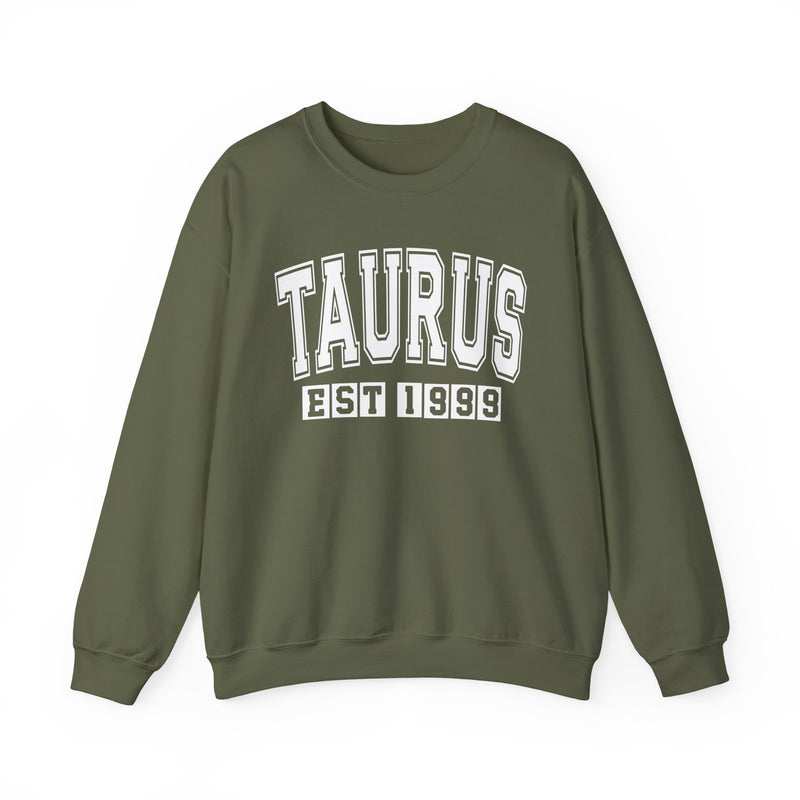 Taurus (EST YEAR) Personalization — Zodiac Graphic Sweatshirt
