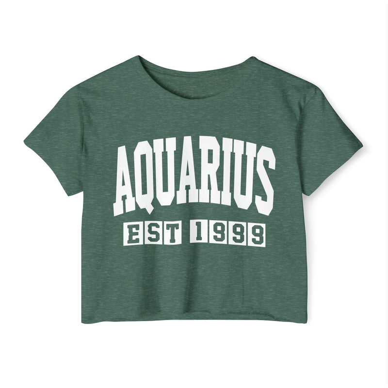 Aquarius EST (YEAR) Personalization - Crop Top