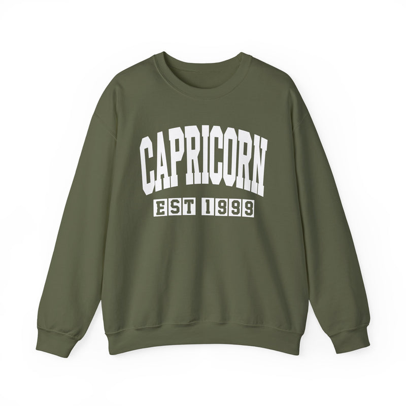 Capricorn (EST YEAR) Personalization — Zodiac Graphic Sweatshirt