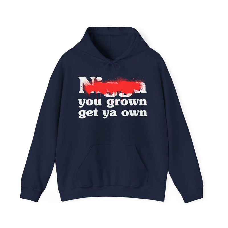 Nigga You Grow Get Ya Own — Sassy Adult Humor Hoodie