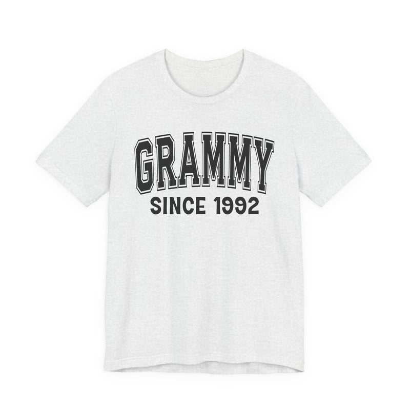 Grammy Personalization T-Shirt — Add Your Special "Since Date"