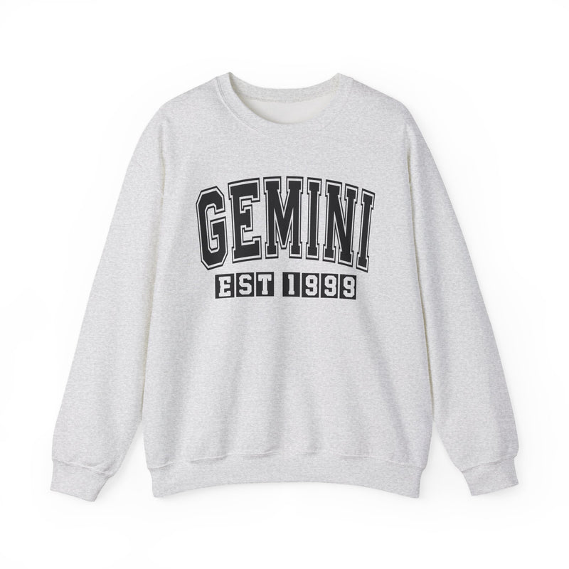 Gemini (EST YEAR) Personalization — Zodiac Graphic Sweatshirt