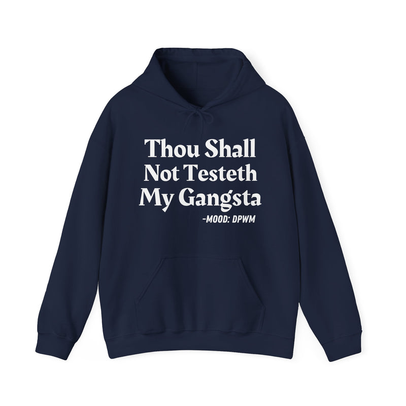Thou Shall Not Testeth My Gangsta