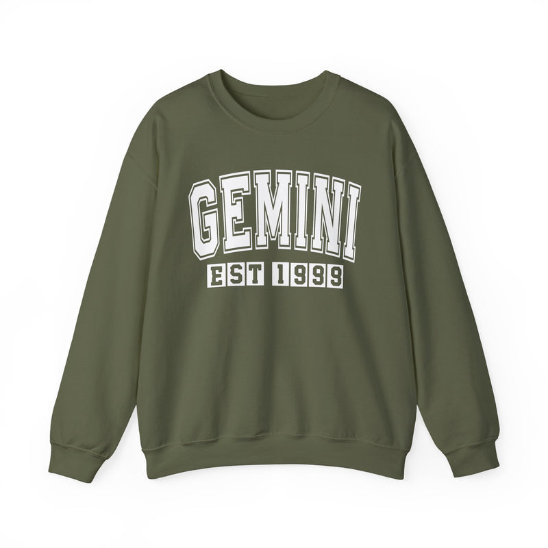 Gemini (EST YEAR) Personalization — Zodiac Graphic Sweatshirt