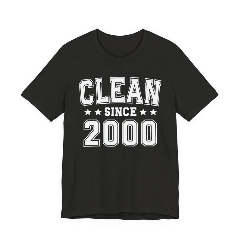 Clean Since (Personalized Date) — Bride/Married T-shirt, Wedding & Anniversary Gift