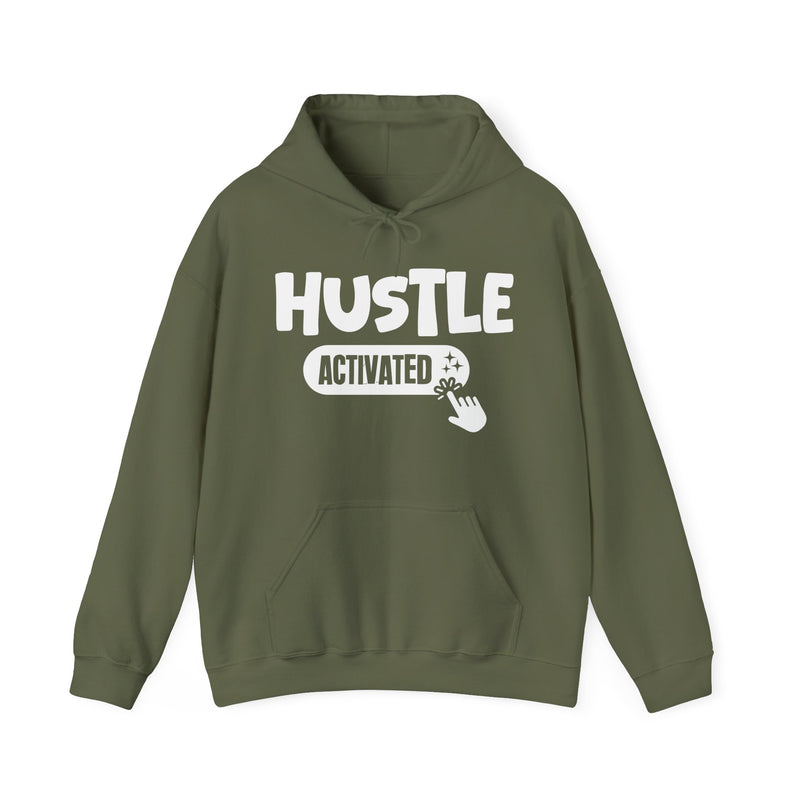 Hustle Activated — Motivational Hoodie