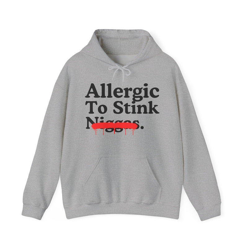 Allergic To Stink Niggas — Sarcastic Statement Hoodie