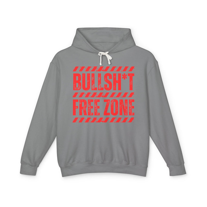 Bullshit Free Zone Hoodie — Funny Boundaries Hoodie