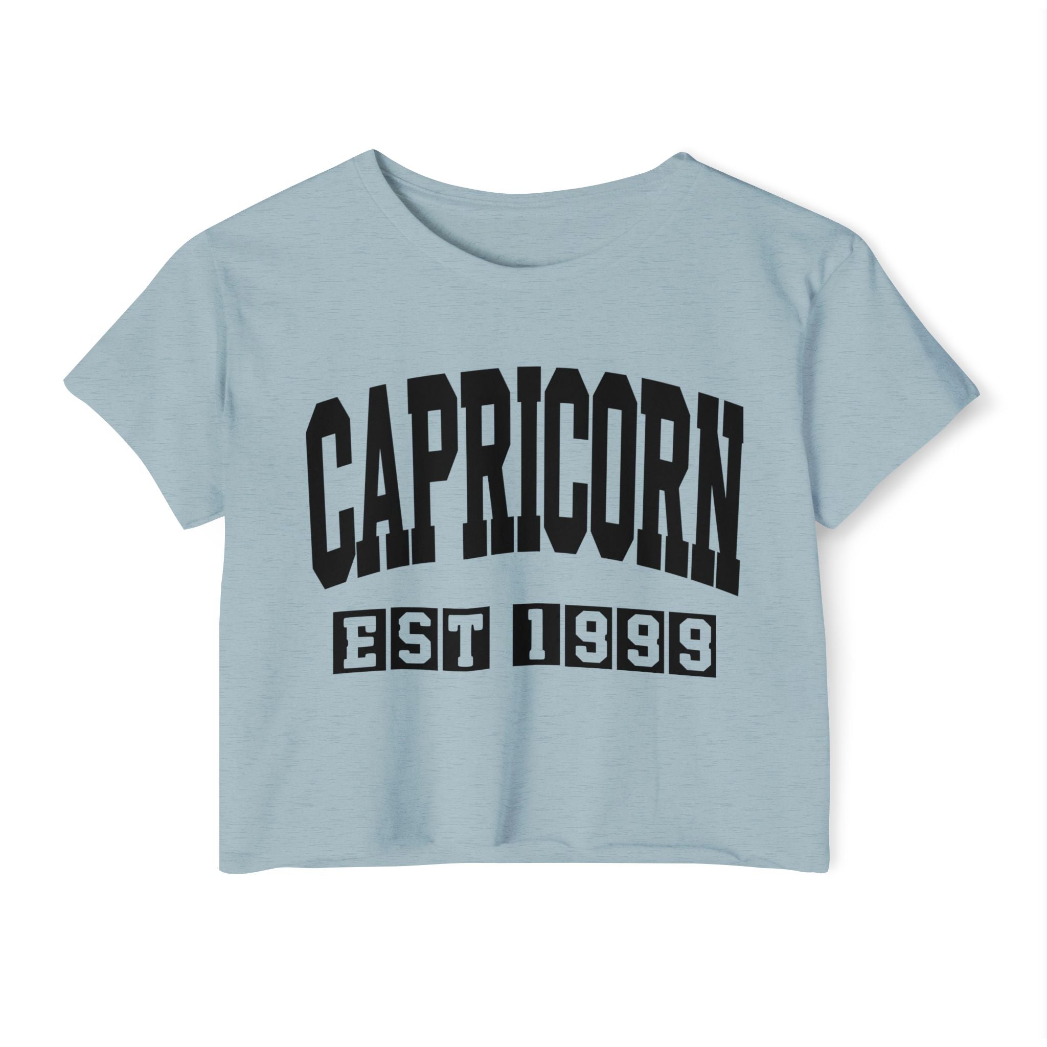 Capricorn EST (YEAR) Personalization -  Crop Top
