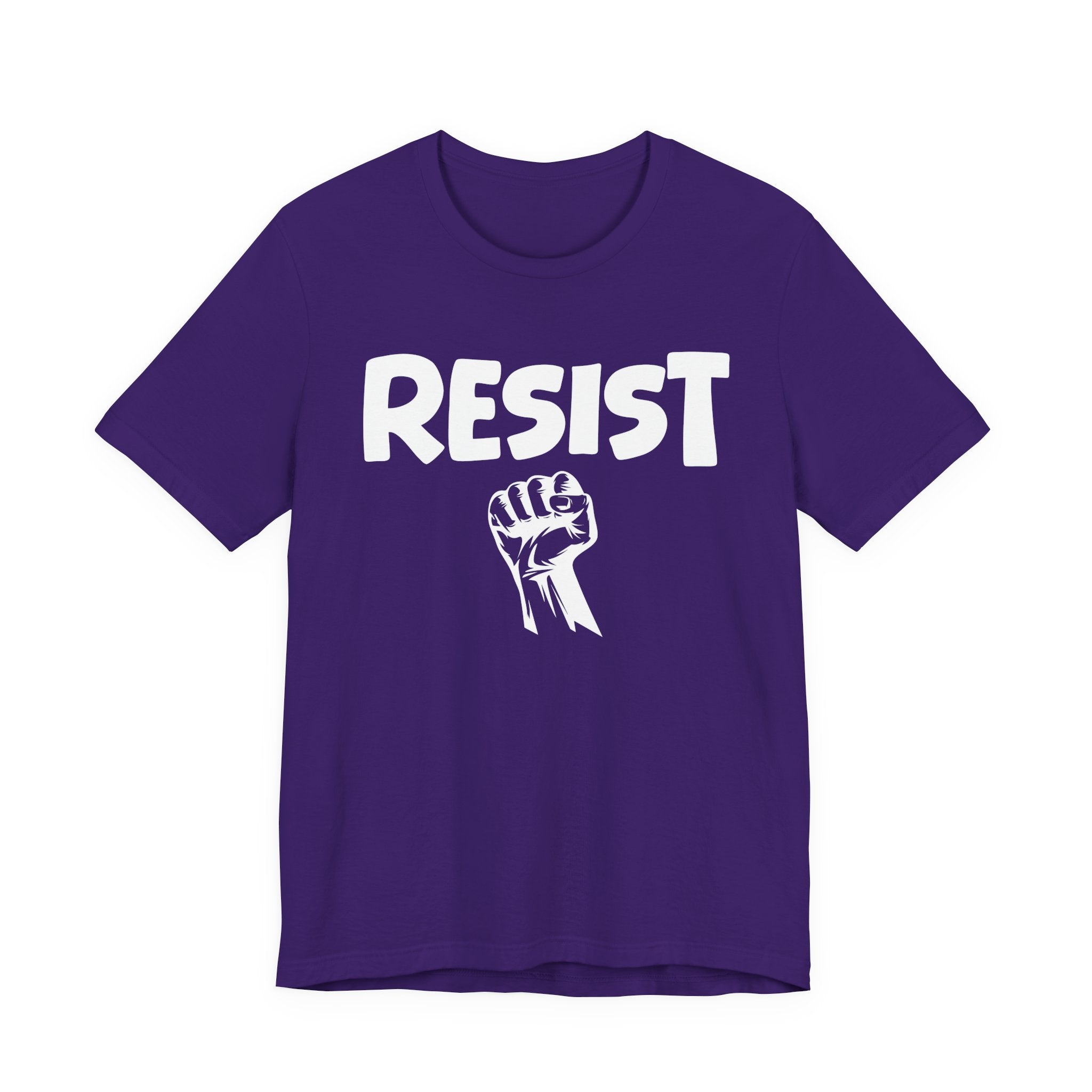 Resist - T-Shirt – Bold Protest Graphic Tee with Raised Fist