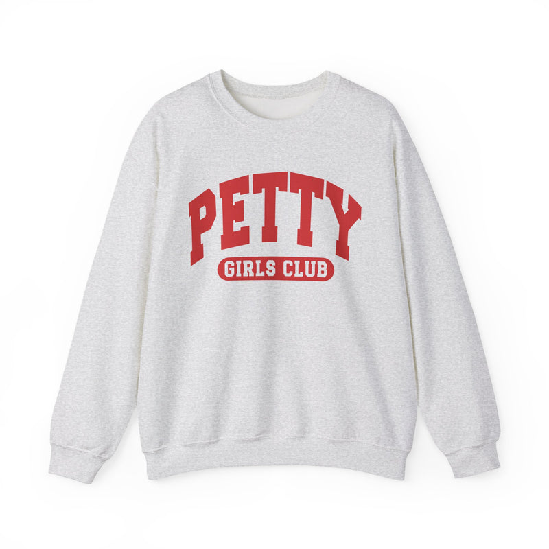 Petty Girls Club — Retro Collegiate Sweatshirt
