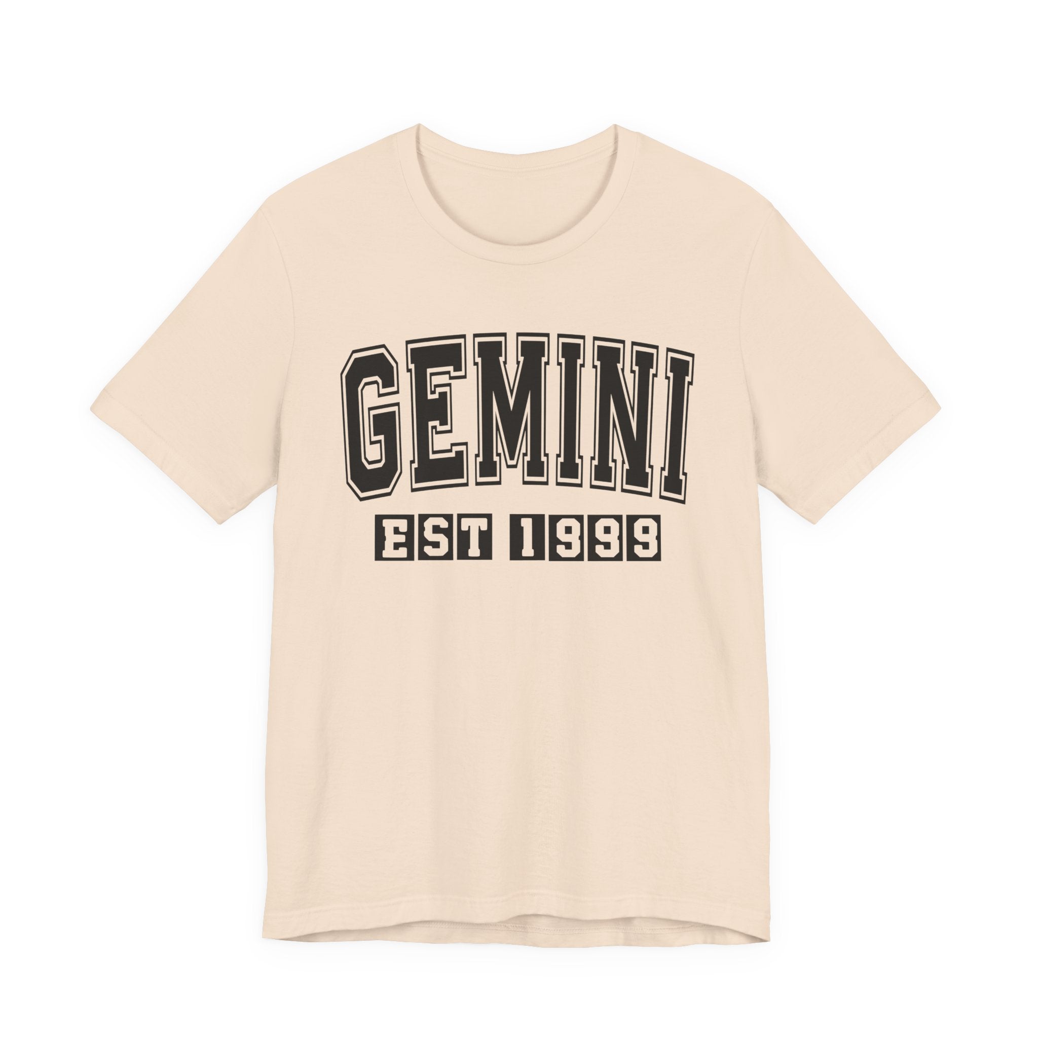 Gemini EST (YEAR) Personalization — Zodiac Birthday Tee Shirt