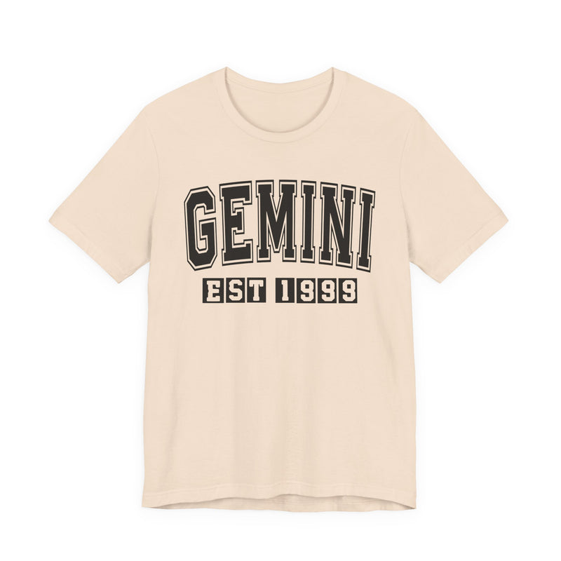 Gemini EST (YEAR) Personalization — Zodiac Birthday T-Shirt