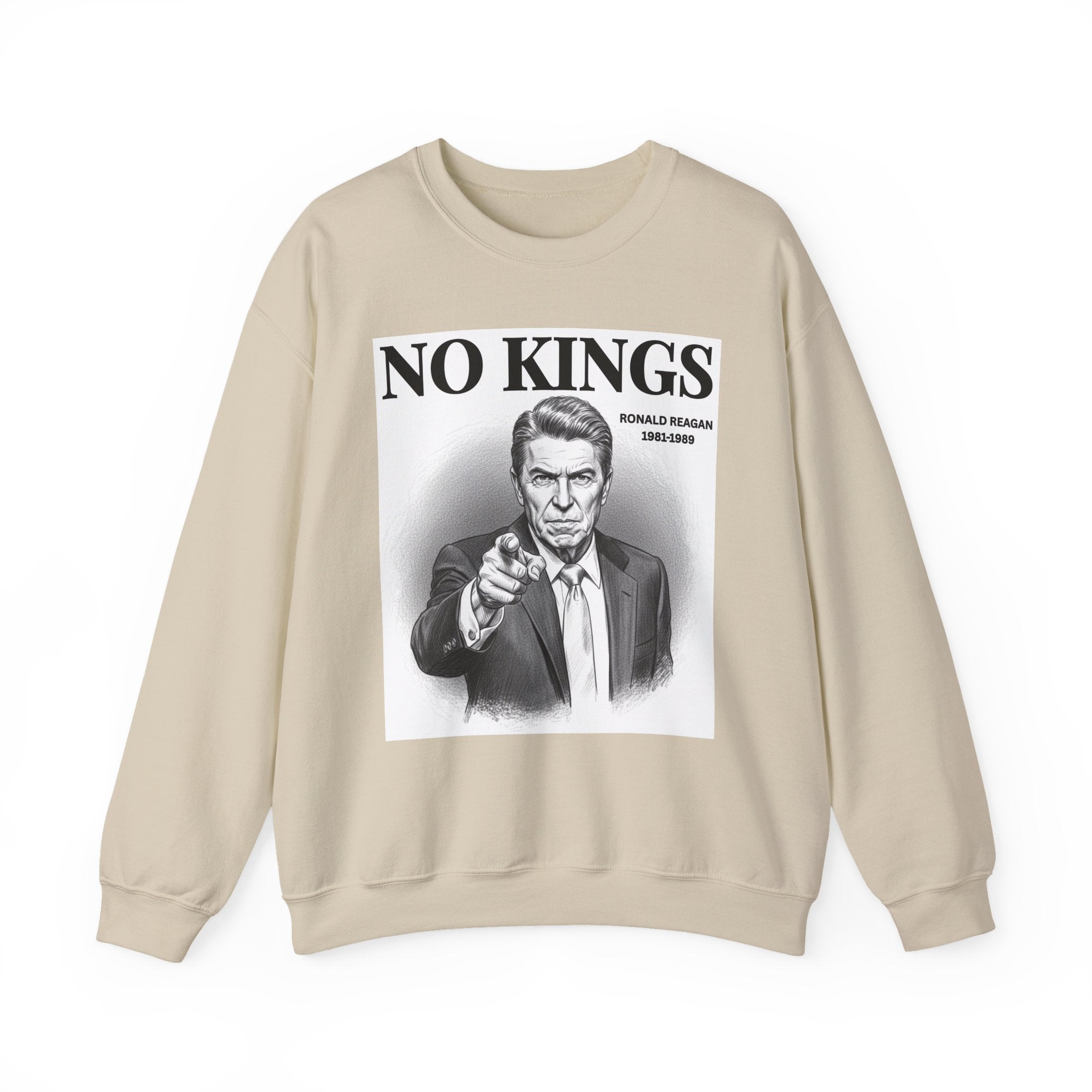 No Kings Ronald Reagan — Sweatshirt