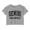 Gemini EST (YEAR) Personalization -  Crop Top