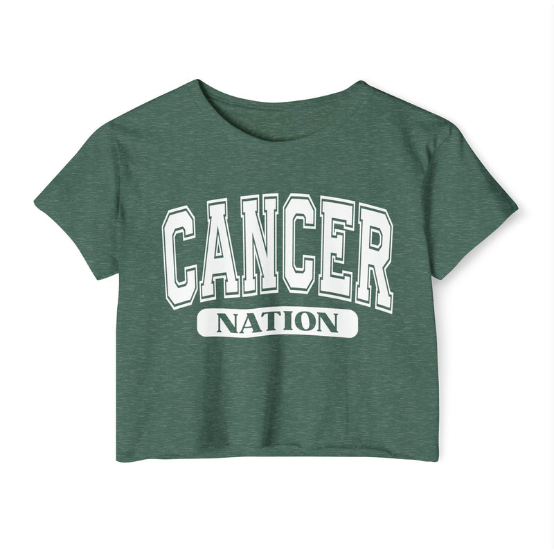 Cancer Nation — Women’s Zodiac Festival Crop Top