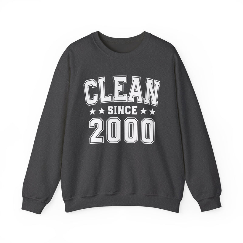 Clean Since (Personalized Date) —  Bride/Married Sweatshirt, Wedding & Anniversary Gift