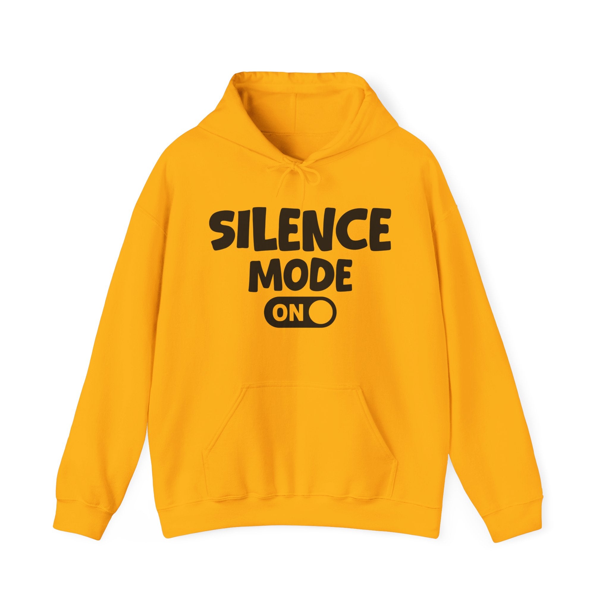 Silence Mode On — Motivational Positive Graphic Hoodie