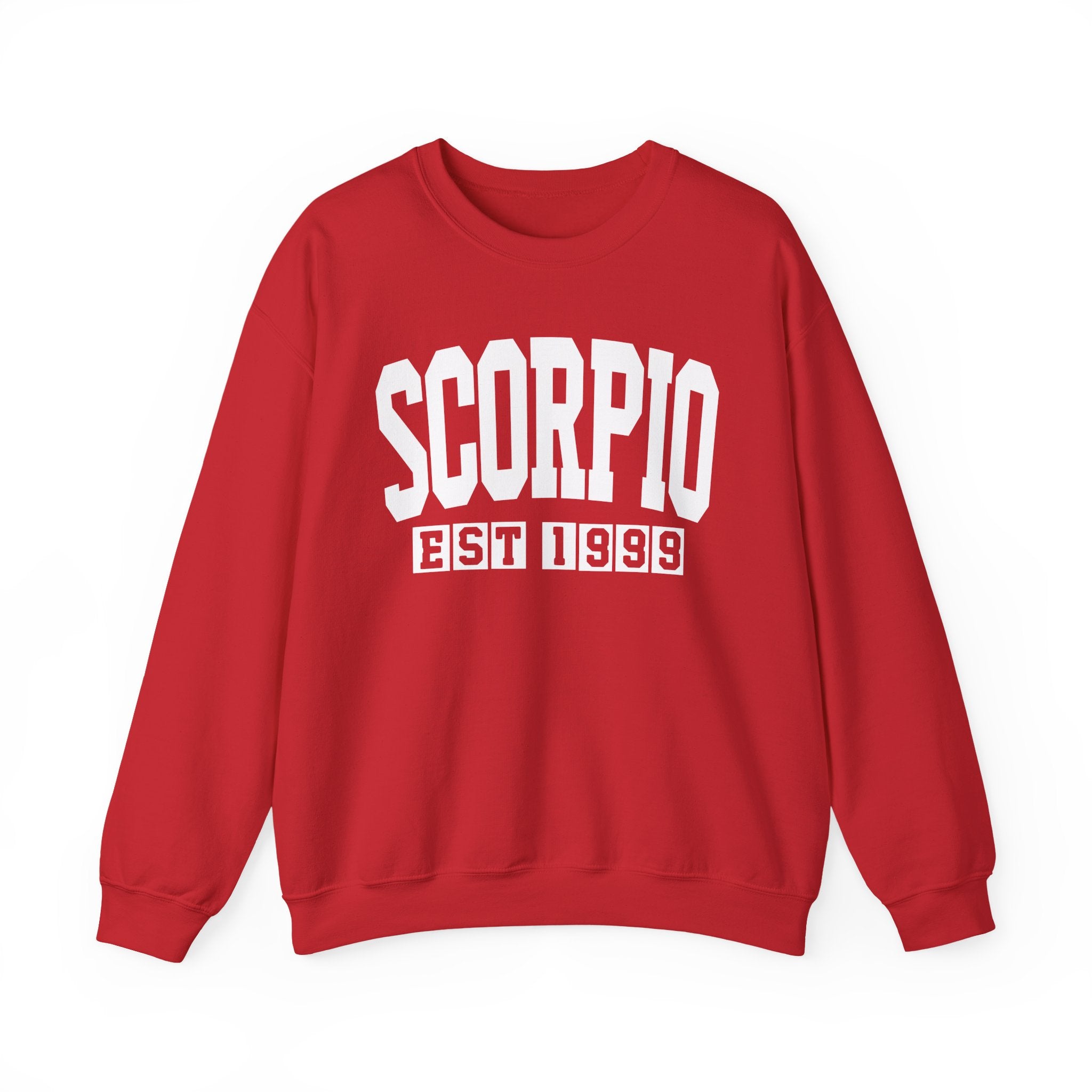 Scorpio (EST YEAR) Personalization — Zodiac Graphic Sweatshirt