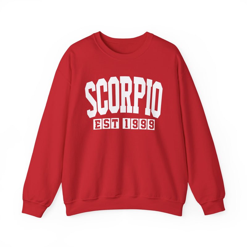 Scorpio (EST YEAR) Personalization — Zodiac Graphic Sweatshirt