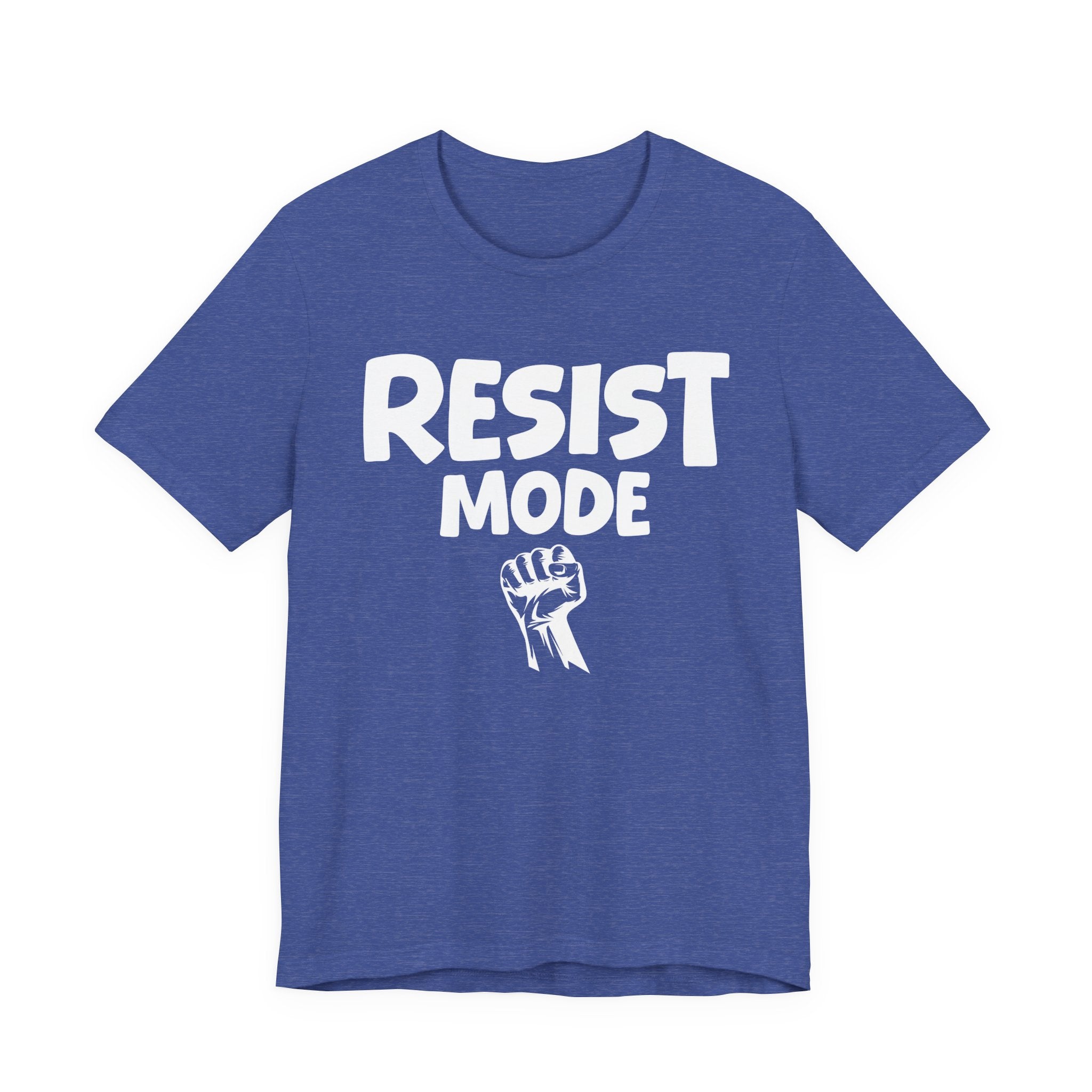 Resist Mode T-Shirt – Bold Protest Graphic Tee with Raised Fist