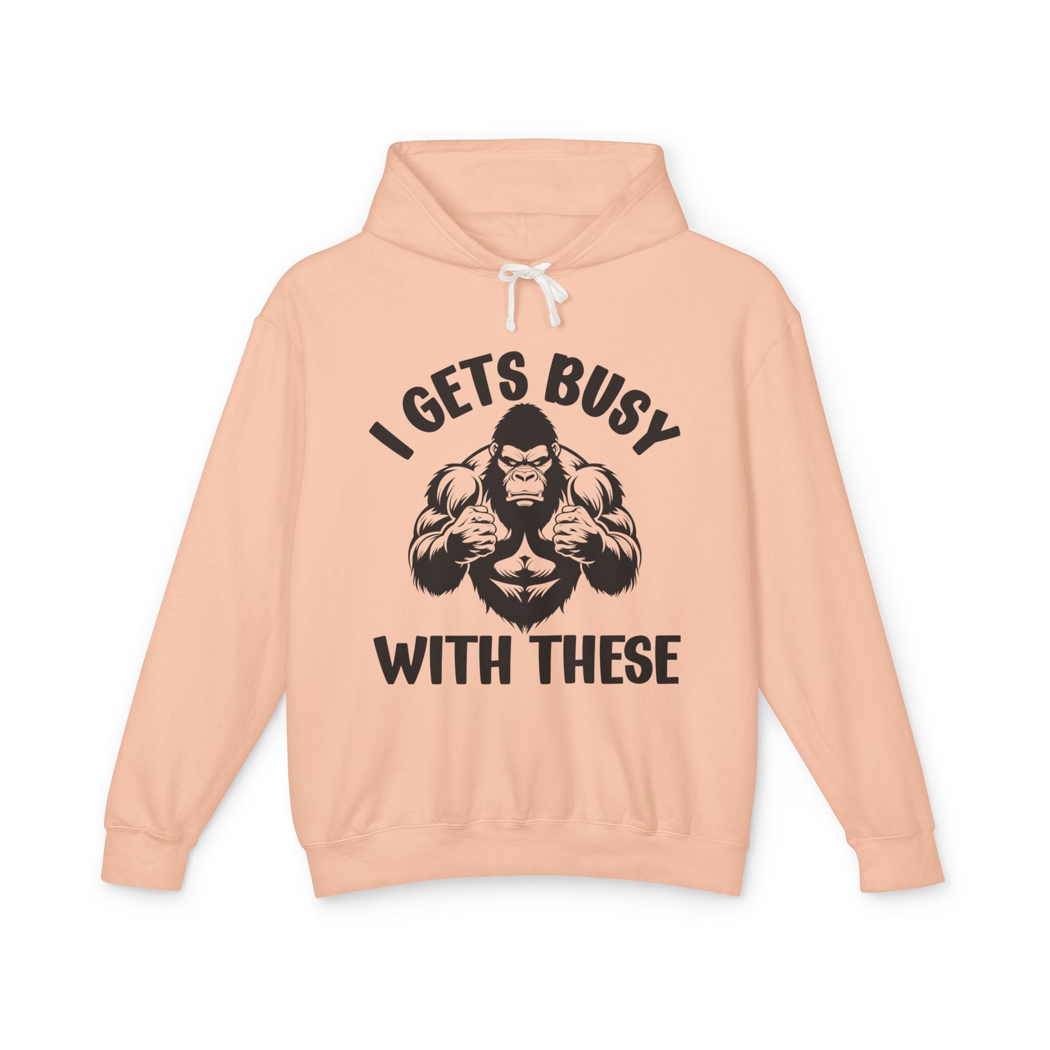 I Gets Busy With These - Funny Boxing MMA Fighter Hoodie