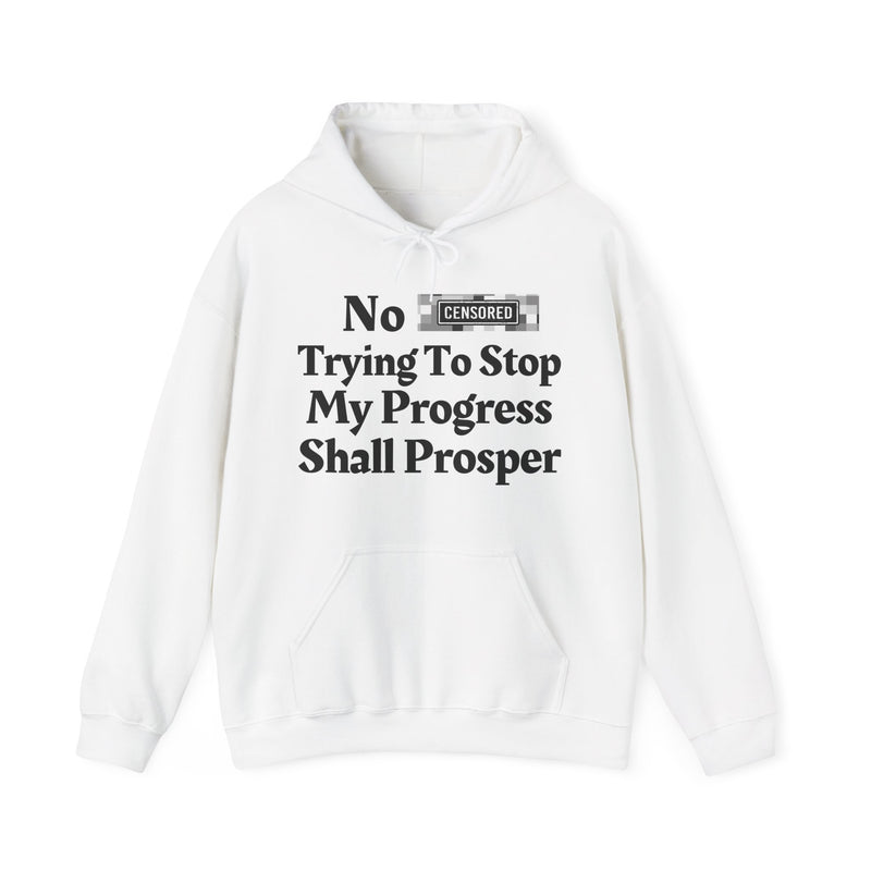No Bitch Trying To Stop My Progress Shall Prosper — Hoodie