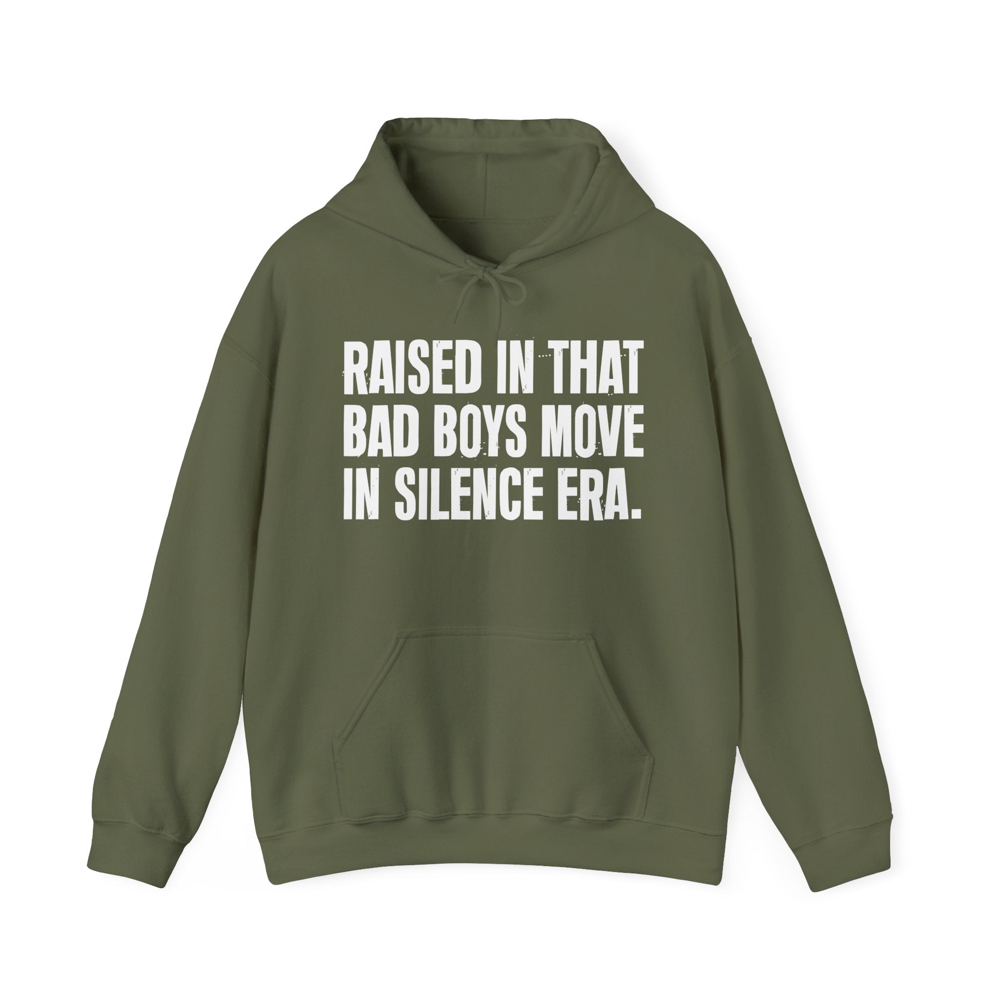 Raised In That Bad Boys Move In Silence Era — Humorous Growing Up Hoodie