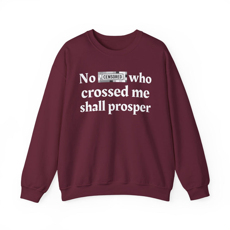 No Bitch Who Crossed Me Shall Prosper — Sweatshirt