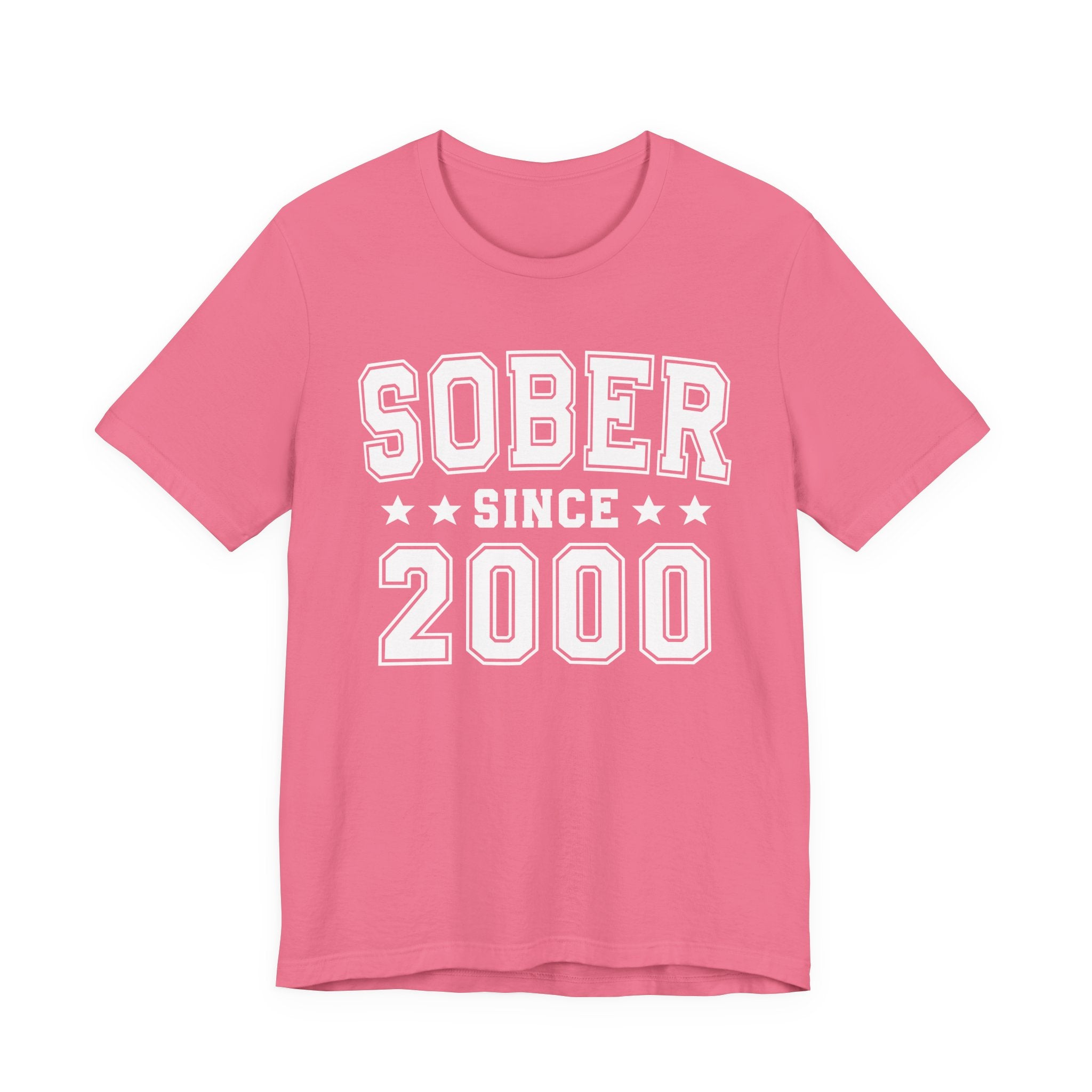 Sober Since (Personalized Date) —  Personal Milestone T-shirt