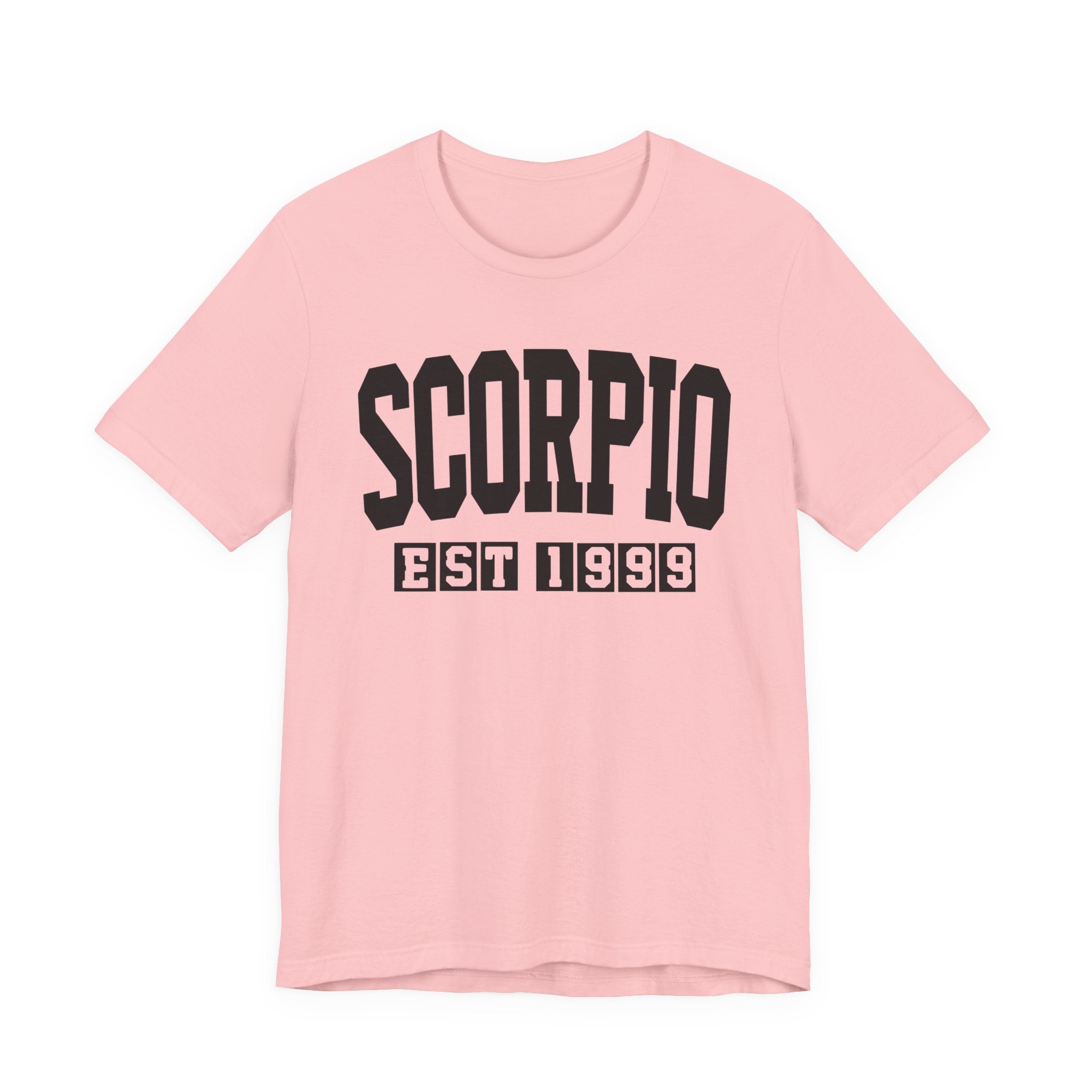 Scorpio EST (YEAR) Personalization — Zodiac Birthday Tee Shirt