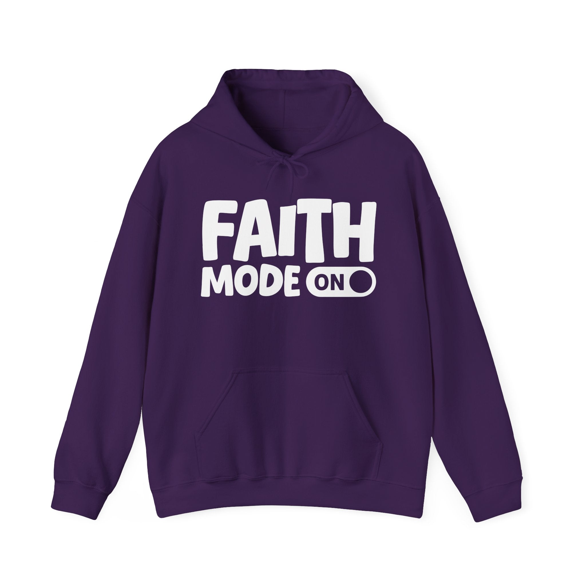 Faith Mode On — Motivational Positive Graphic Hoodie