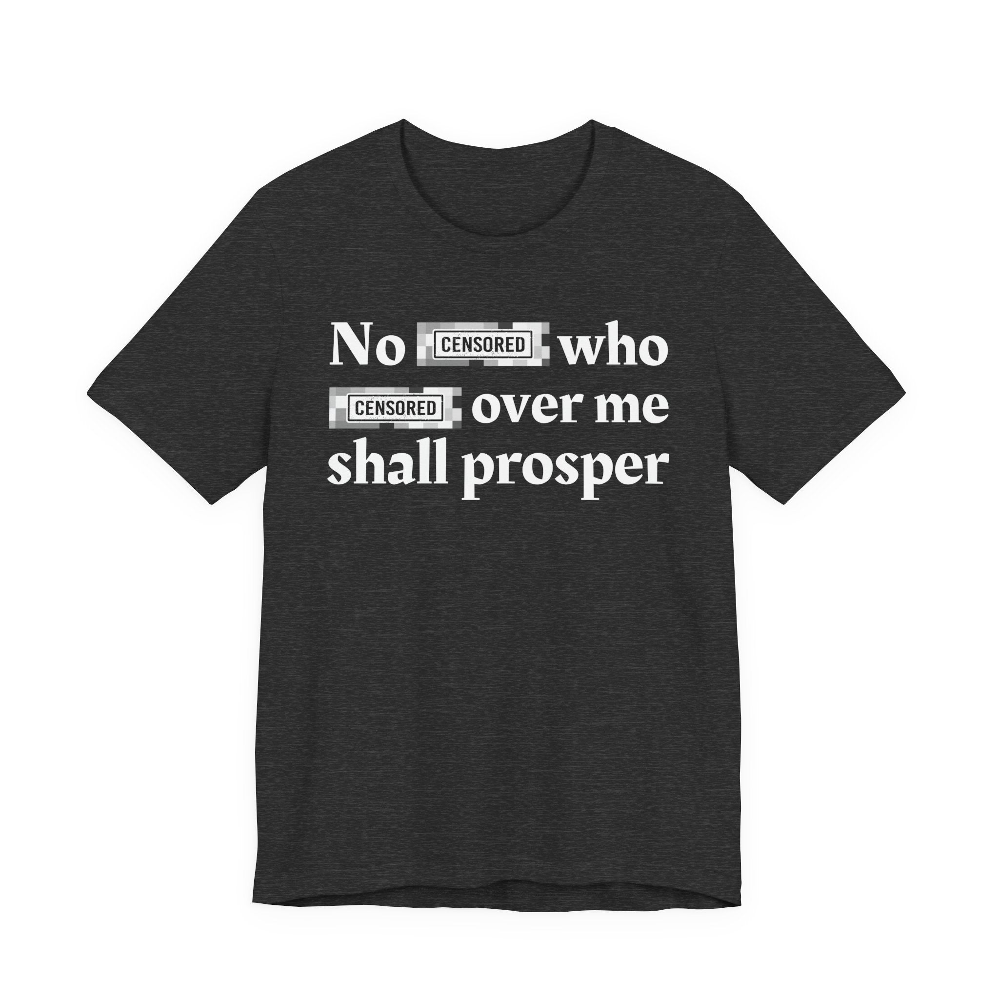 No Bitch Who fucked Over Me Shall Prosper — Bold Christian Statement T-Shirt
