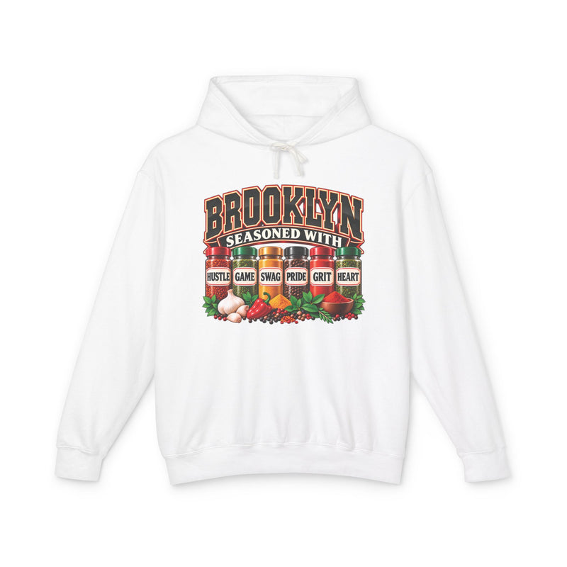 Brooklyn Seasoned With Hustle Game Swag Pride Grit Heart — Hoodie