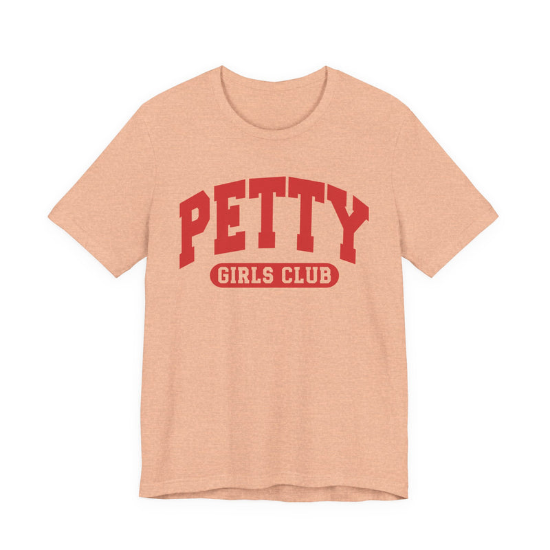 Petty Girls Club — Retro Collegiate T-Shirt