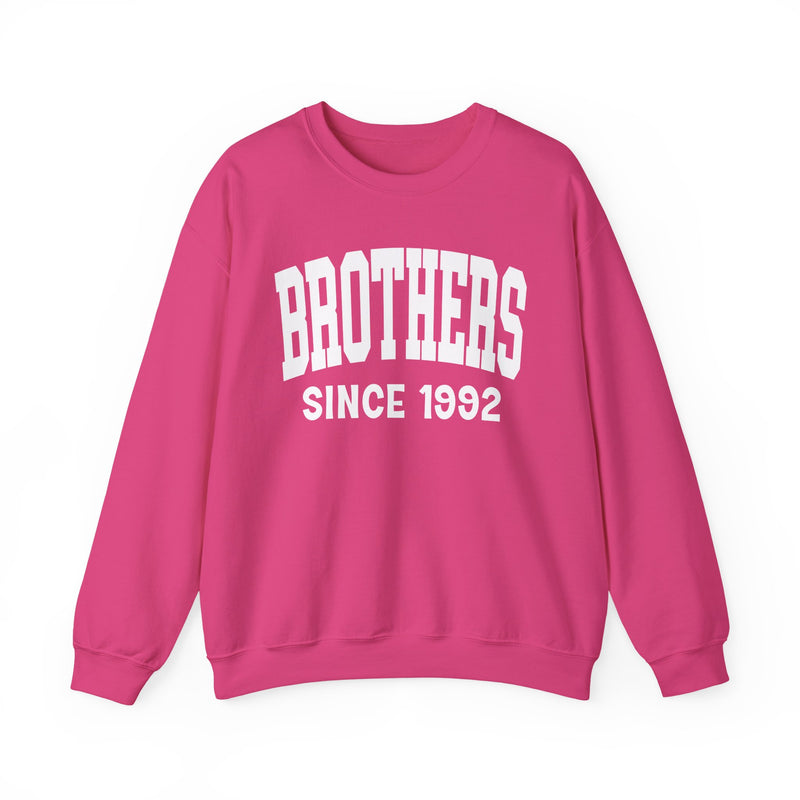 Brothers Personalization Sweatshirt — Add Your Special "Since Date"