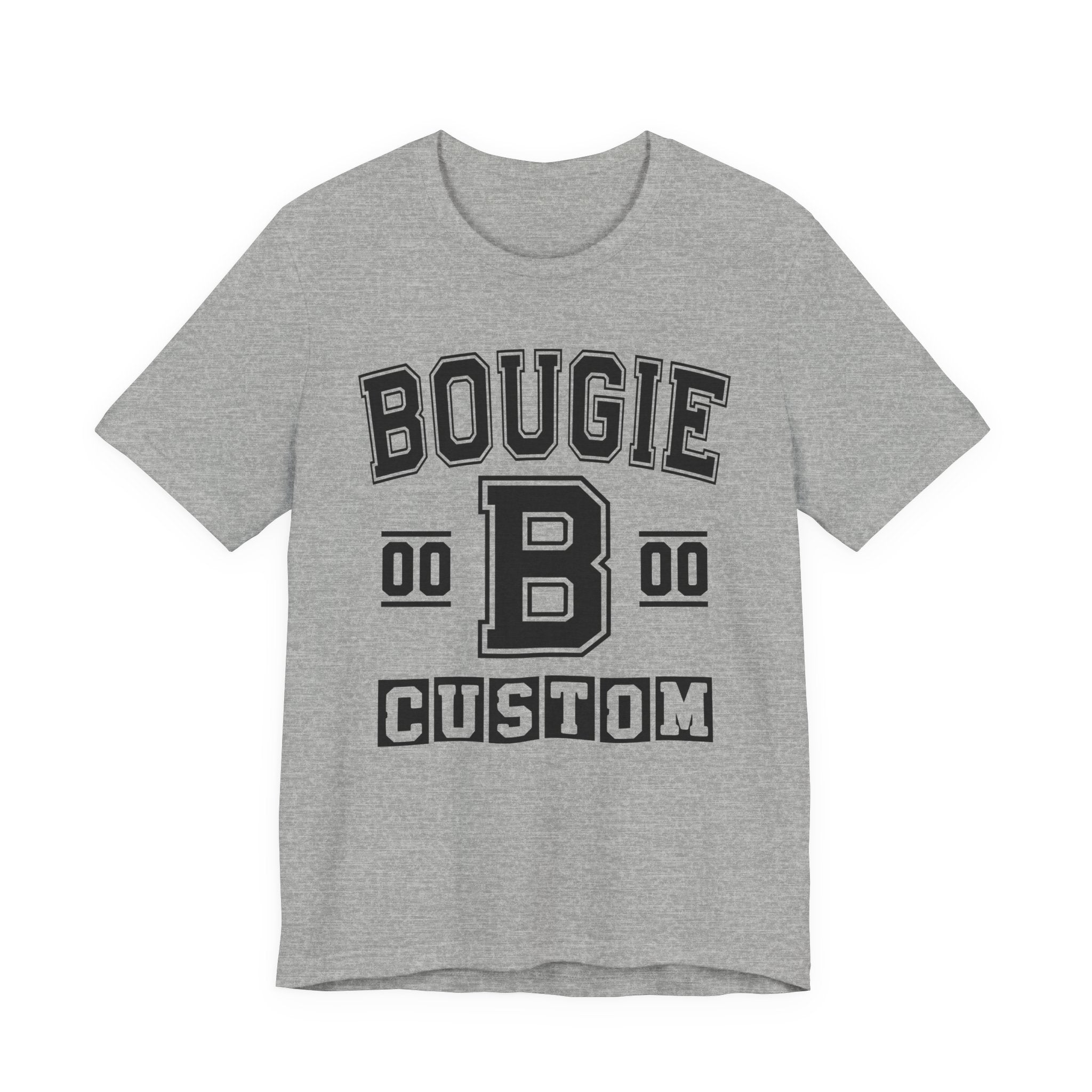 Custom Bougie Varsity Tee Shirt — Customize Birthday Day/Month/Year - Customize Season/nation/Society