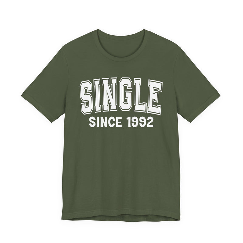 Single Personalization T-Shirt — Add Your Special "Since Date"
