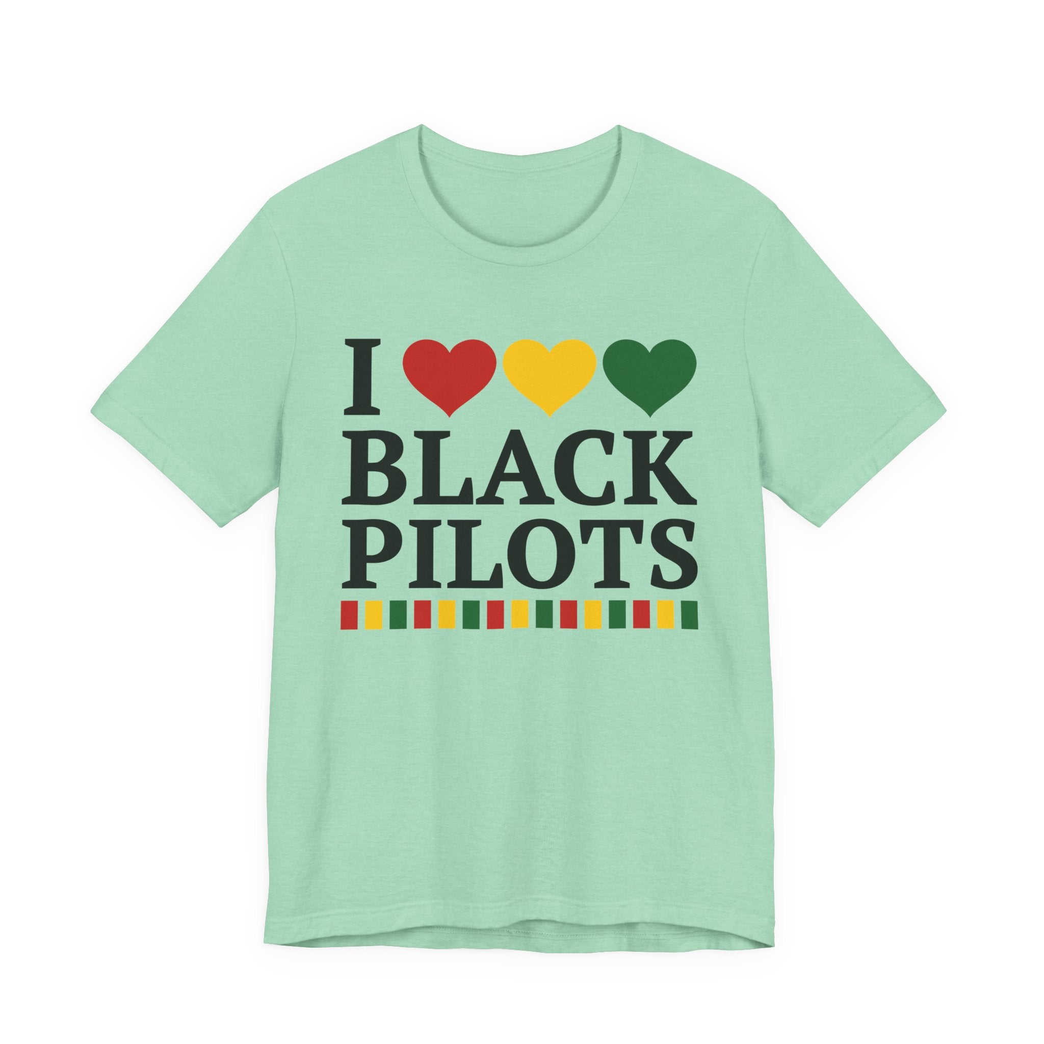 I Love Black Pilots — T-Shirt