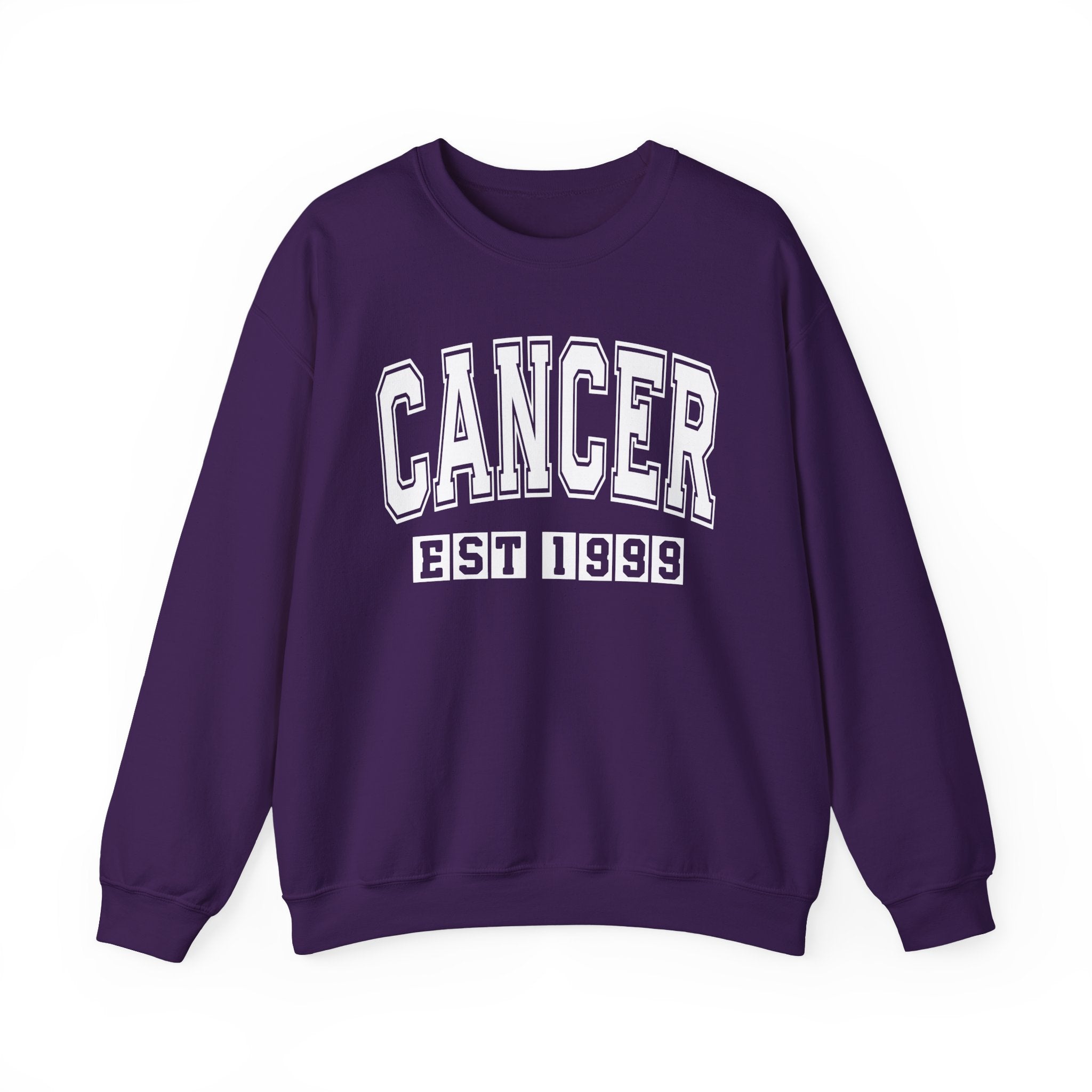 Cancer (EST YEAR) Personalization — Zodiac Graphic Sweatshirt