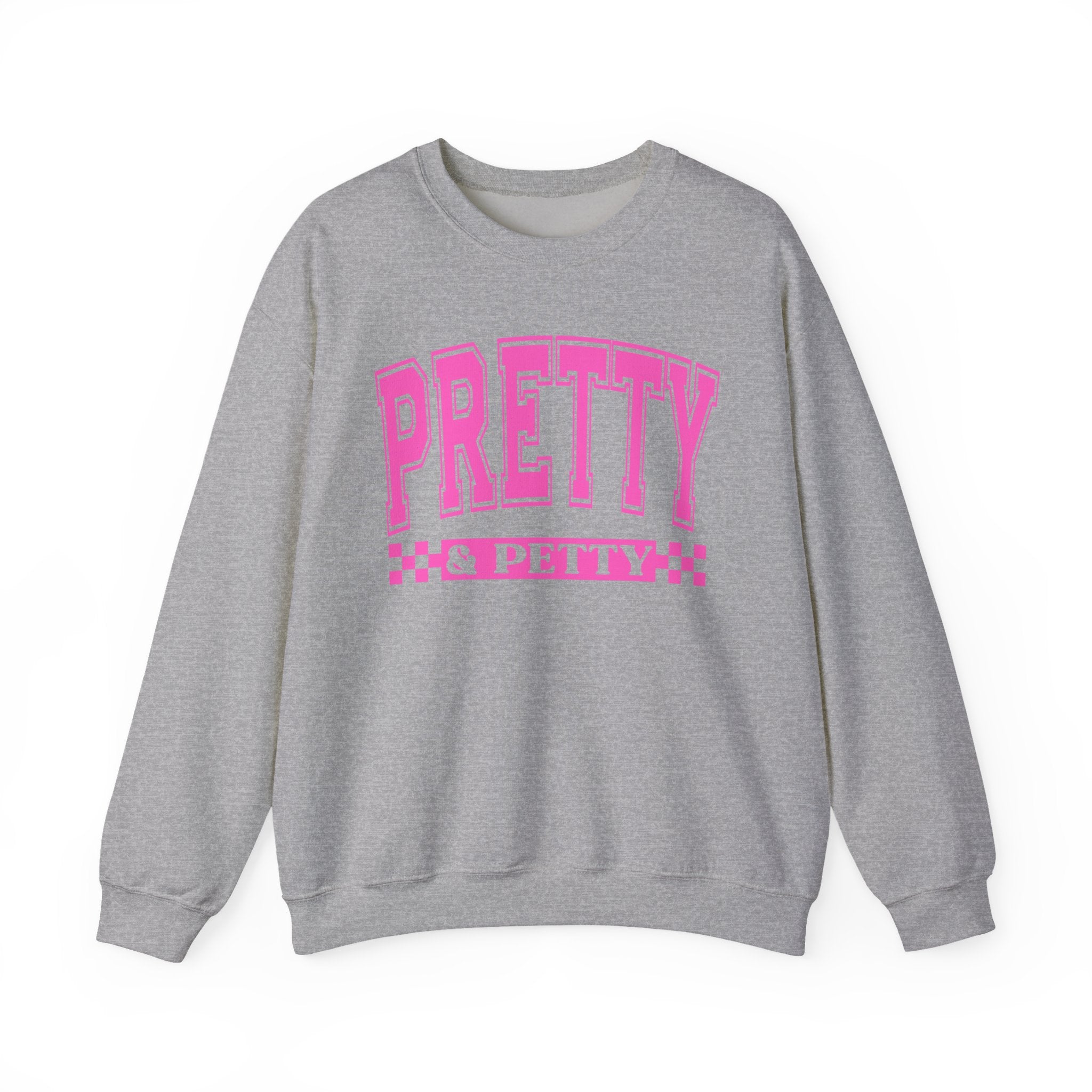 Pretty And Petty - Pink Varsity Sweatshirt