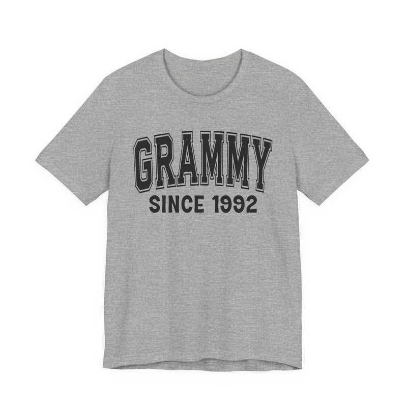 Grammy Personalization T-Shirt — Add Your Special "Since Date"