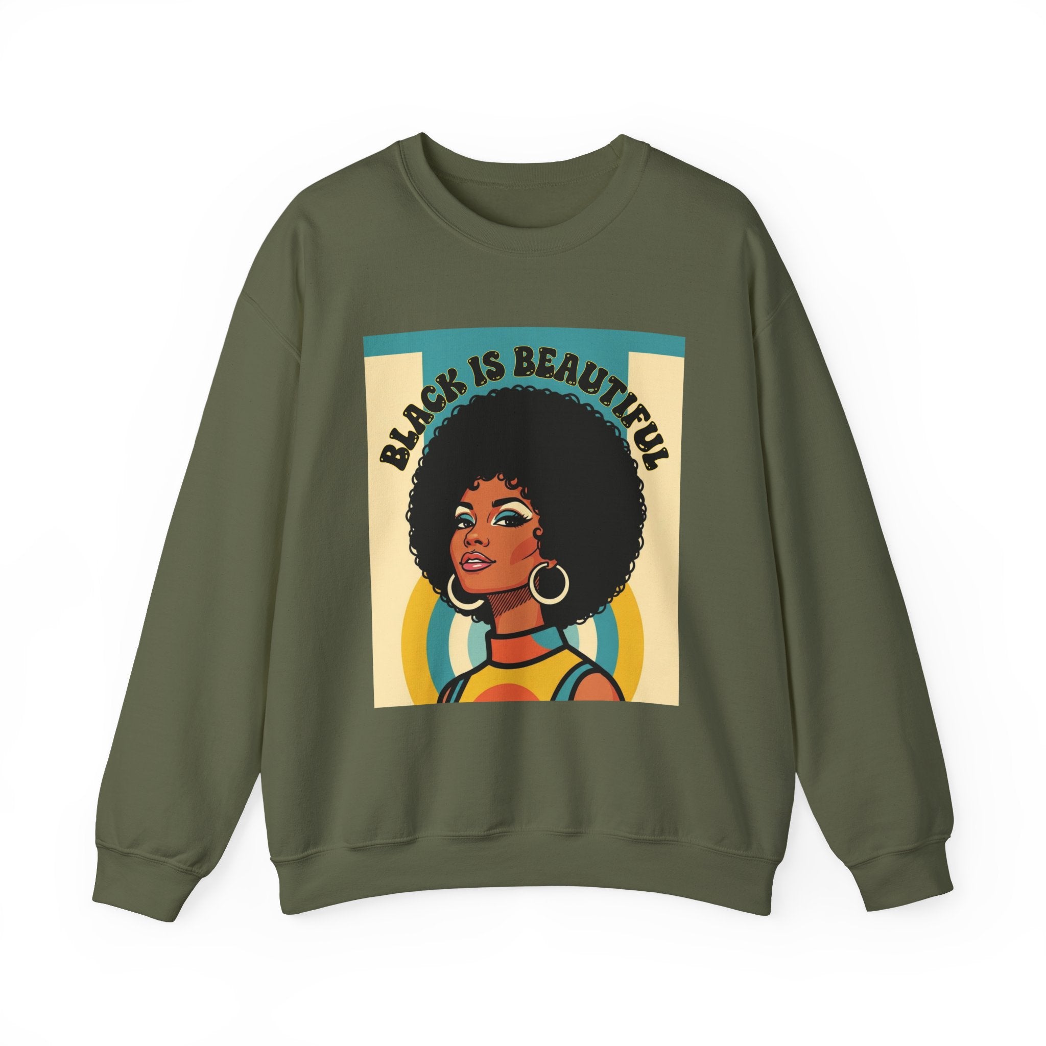 Black Is Beautiful — African American Pride Sweatshirt