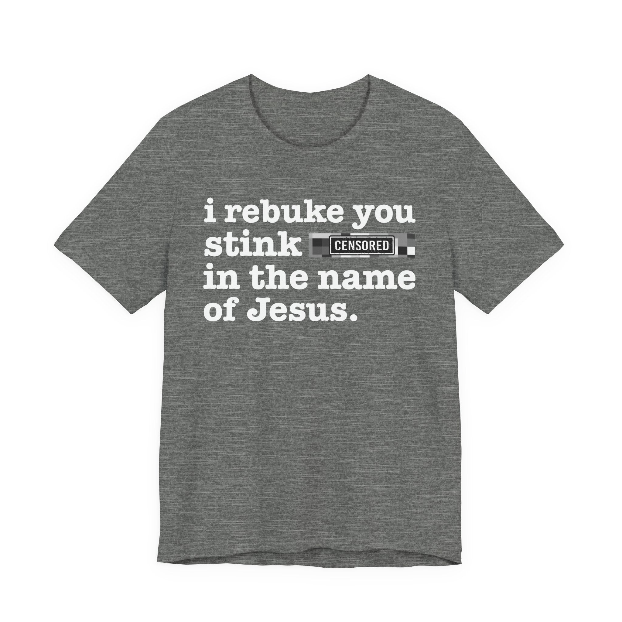 I rebuke you Stink Bitches in the name of Jesus — Provocative Christian Faith T-Shirt