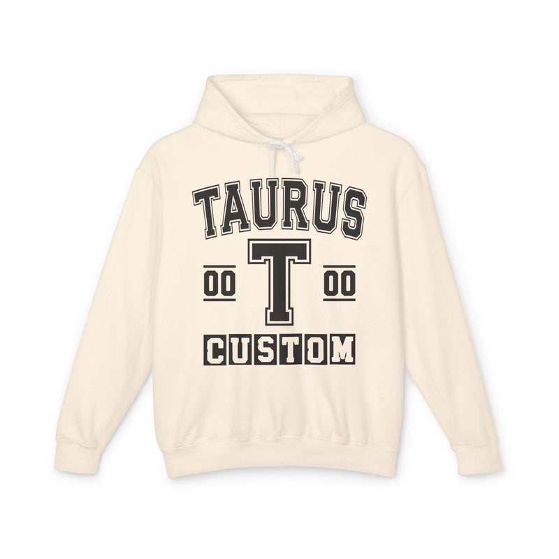 Custom Taurus Varsity Hoodie — Customize Birthday Day/Month/Year — Customize Gemini Season/Nation