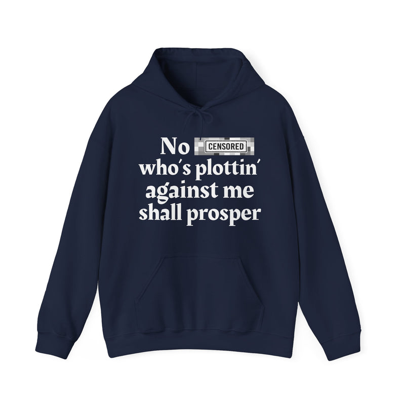 No Bitch Who's Plottin' Against Me Shall Prosper — Hoodie