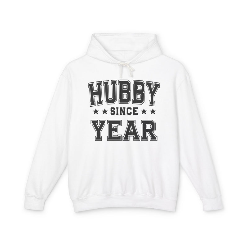 Hubby Since (Personalized Date) — Husband Marriage Milestone Hoodie