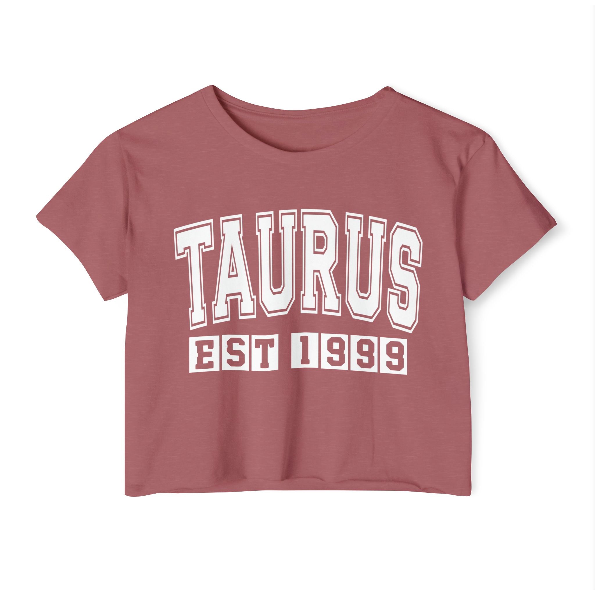 Taurus EST (YEAR) Personalization -  Crop Top