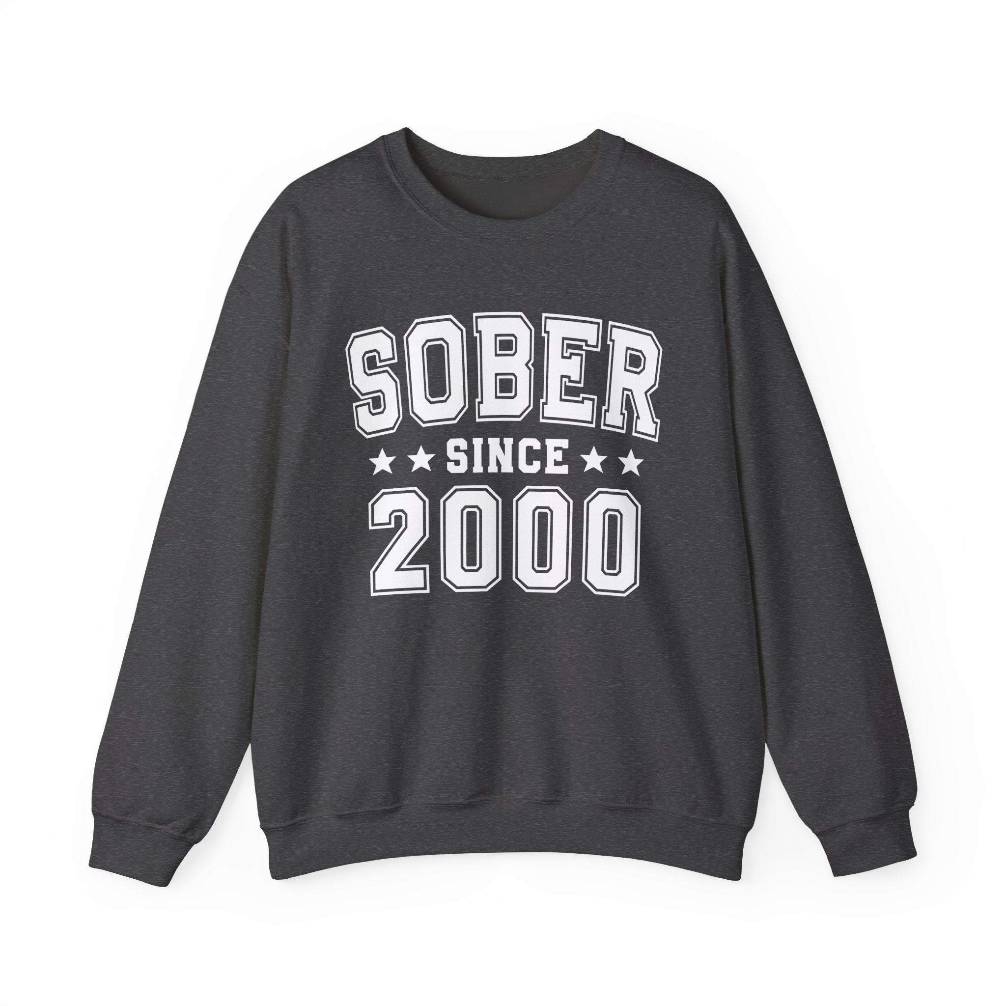 Sober Since (Personalized Date) —  Abstinence  Milestone Sweatshirt
