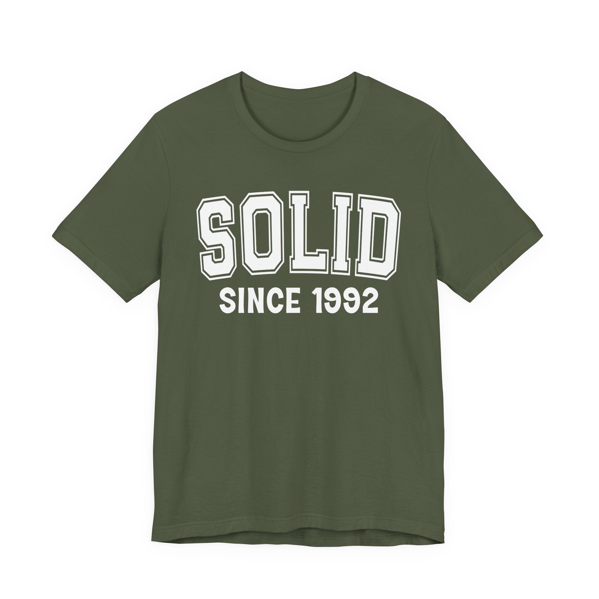 Solid Personalization T-Shirt - Add Your Special "Since Date"